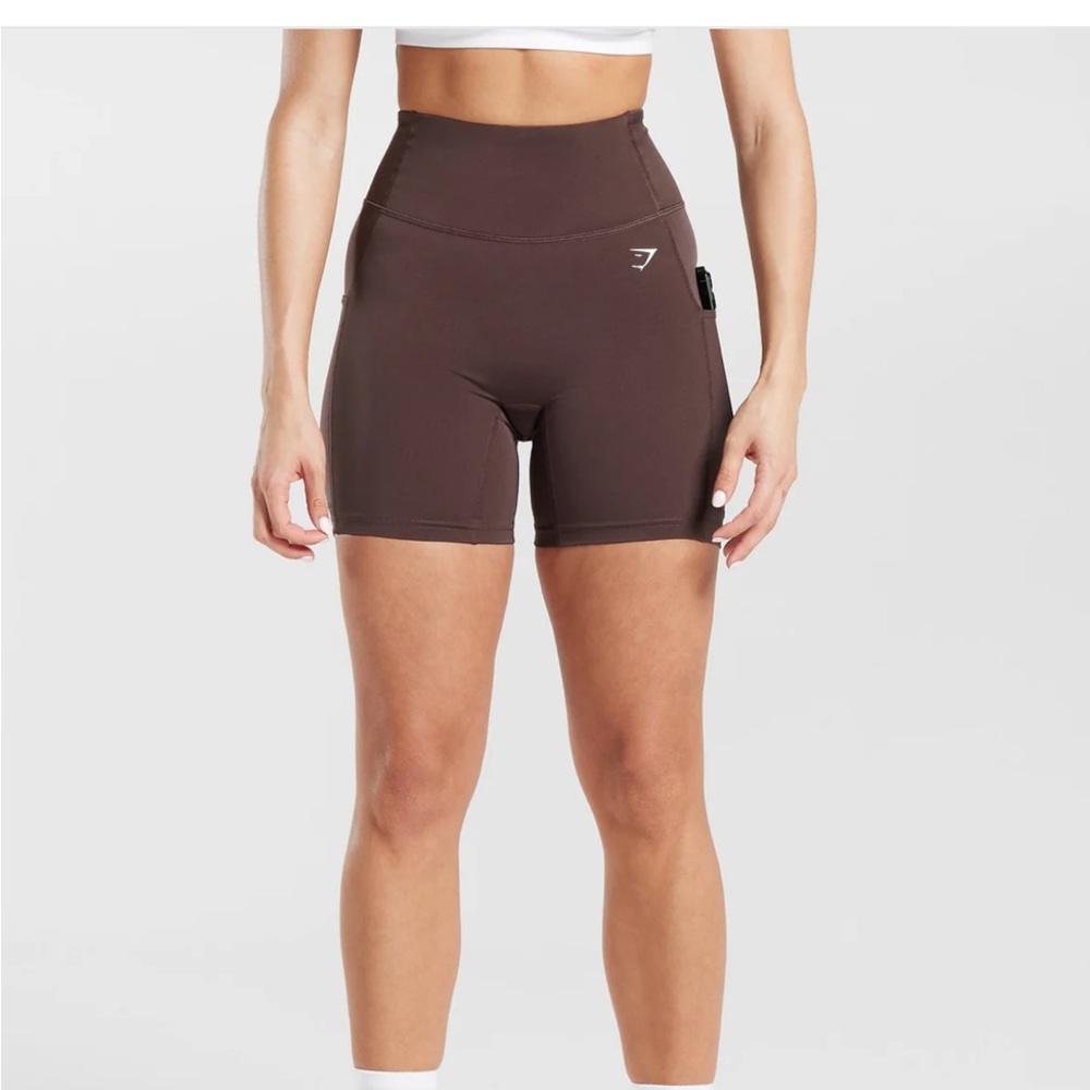 Gymshark Brown Athletic Shorts